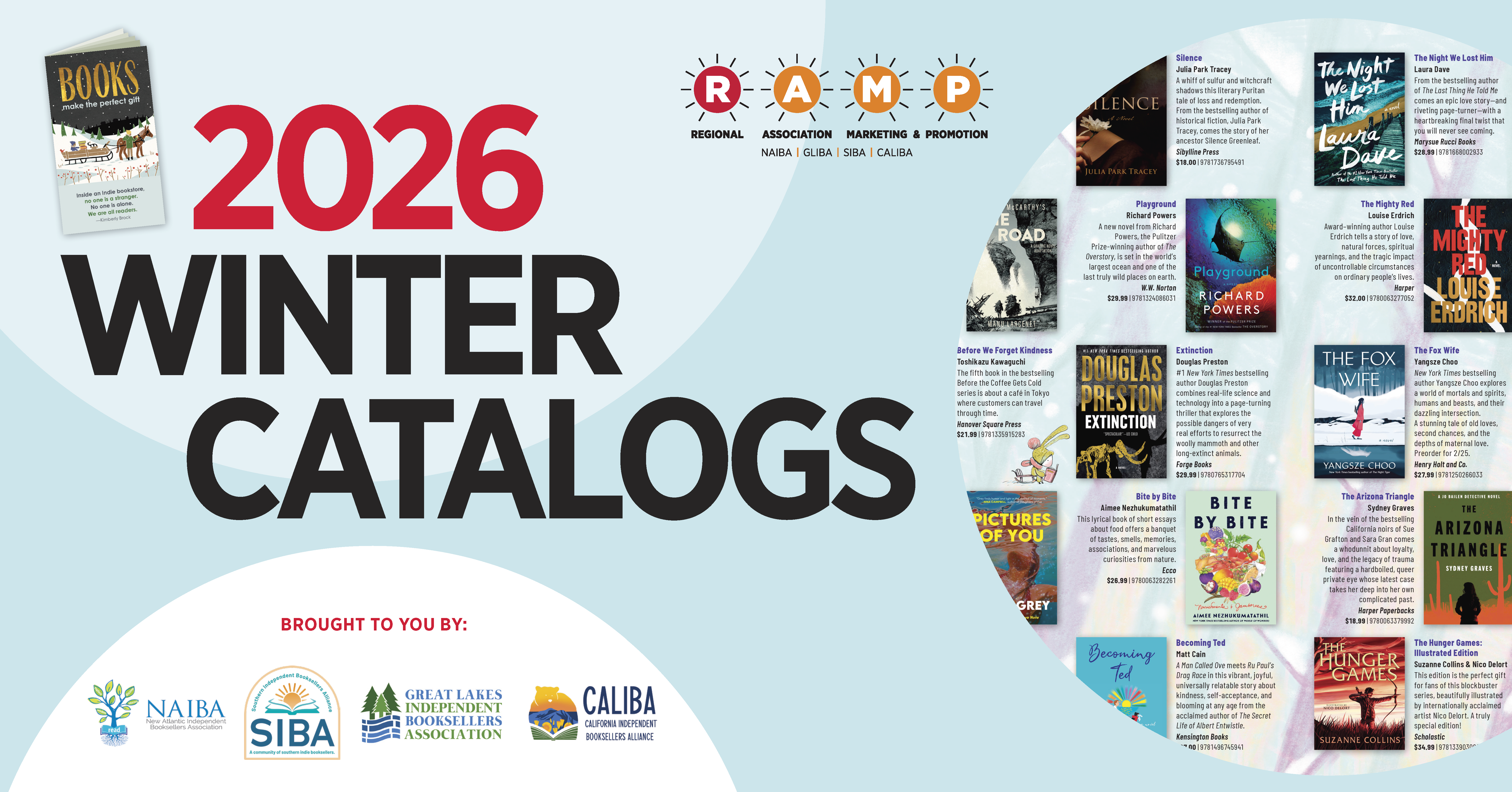 2026 Winter Catalogs. Brought to you by: RAMP — Regional Association Marketing & Promotion. NAIBA, GLIBA, SIBA, CALIBA.