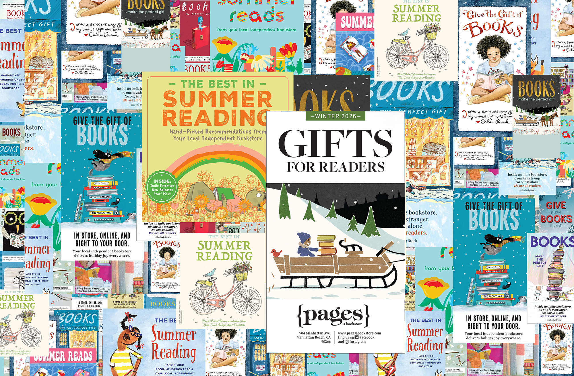 Collage of catalog covers